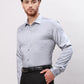 Park Avenue Men Violet Slim Fit Structure Cotton Shirts