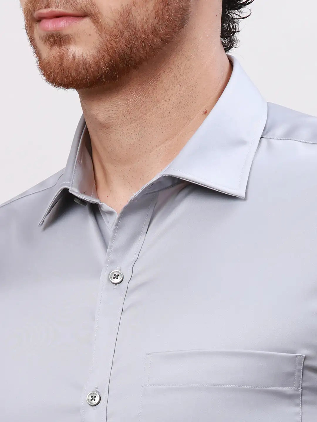 Park Avenue Men Violet Slim Fit Structure Cotton Shirts