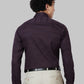 Men Blue Slim Fit Structure Cotton Shirts