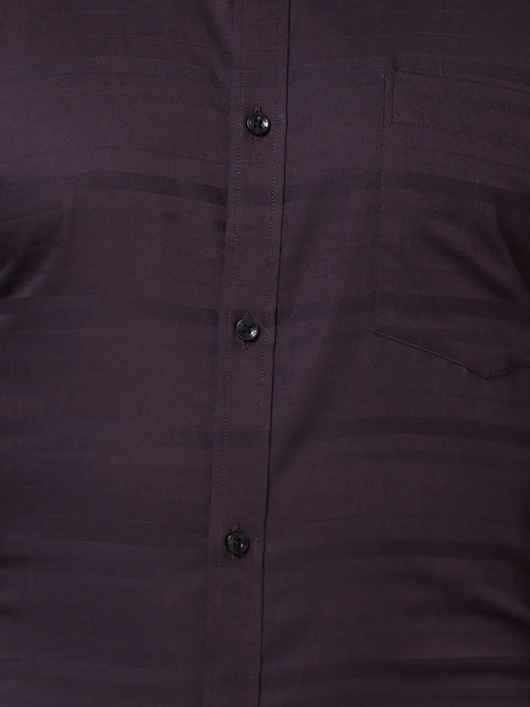 Men Blue Slim Fit Structure Cotton Shirts