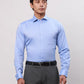 Park Avenue Men Blue Structure Slim Fit Cotton Shirts