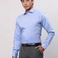 Park Avenue Men Blue Structure Slim Fit Cotton Shirts