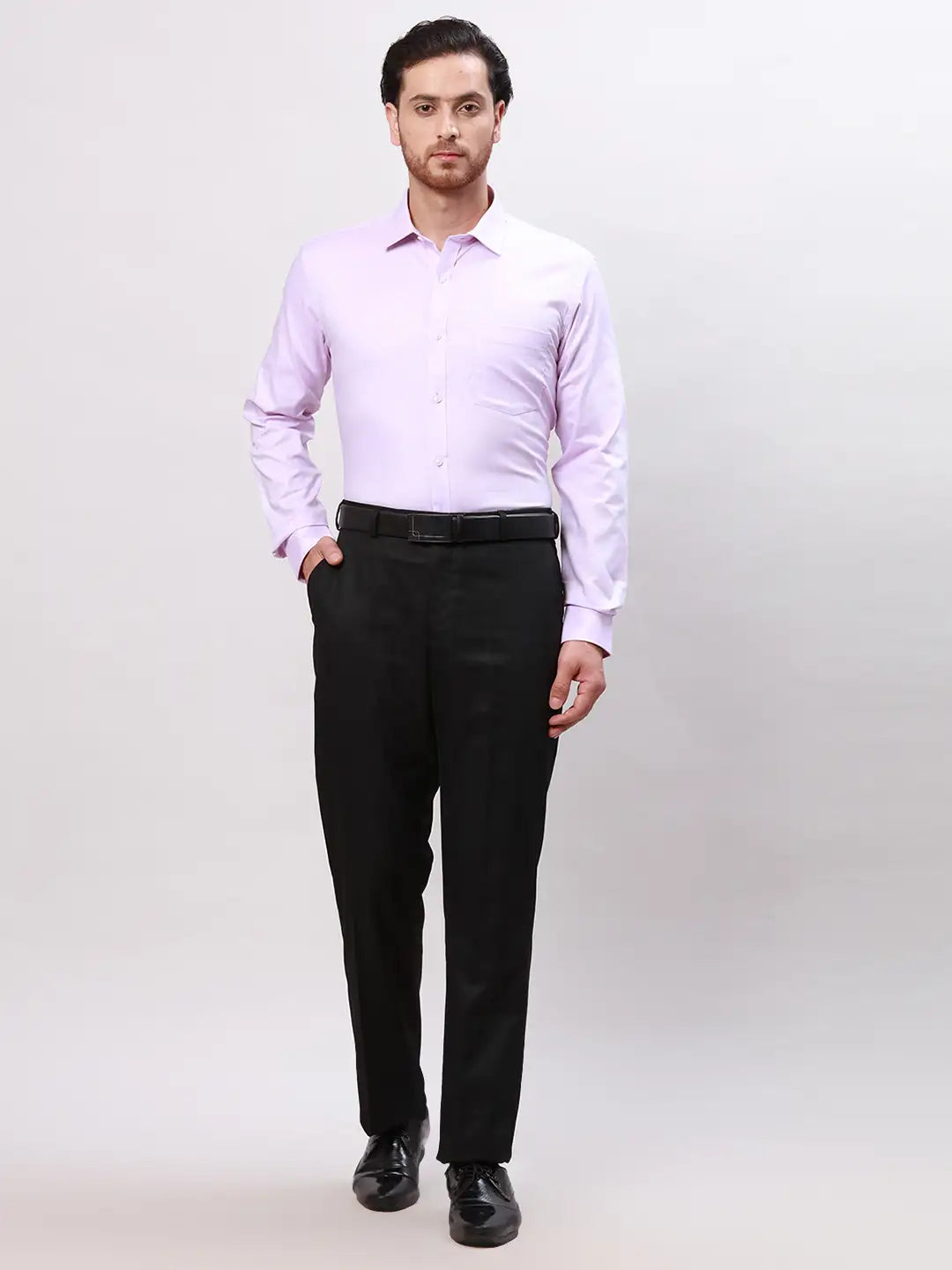 Park Avenue Men Blue Slim Fit Stripe Cotton Shirts
