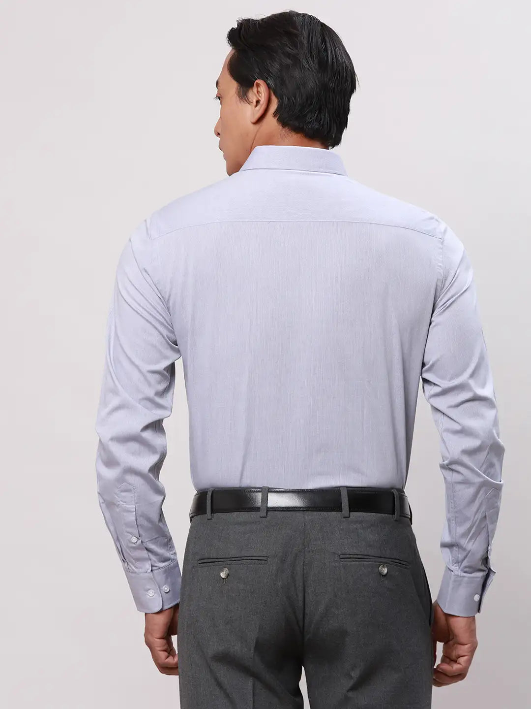 Park Avenue Men Maroon Oxford Slim Fit Cotton Shirts