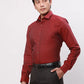 Park Avenue Men Blue Stripe Slim Fit Cotton Shirts
