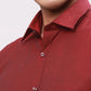 Park Avenue Men Blue Stripe Slim Fit Cotton Shirts