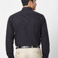 Park Avenue Men White Structure Slim Fit Polyester Blend Cutaway Collar Shirt