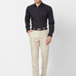Park Avenue Men White Structure Slim Fit Polyester Blend Cutaway Collar Shirt