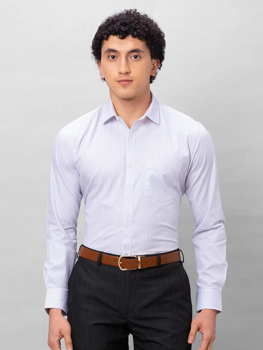 Park Avenue Men Blue Checks Slim Fit Cotton Shirts