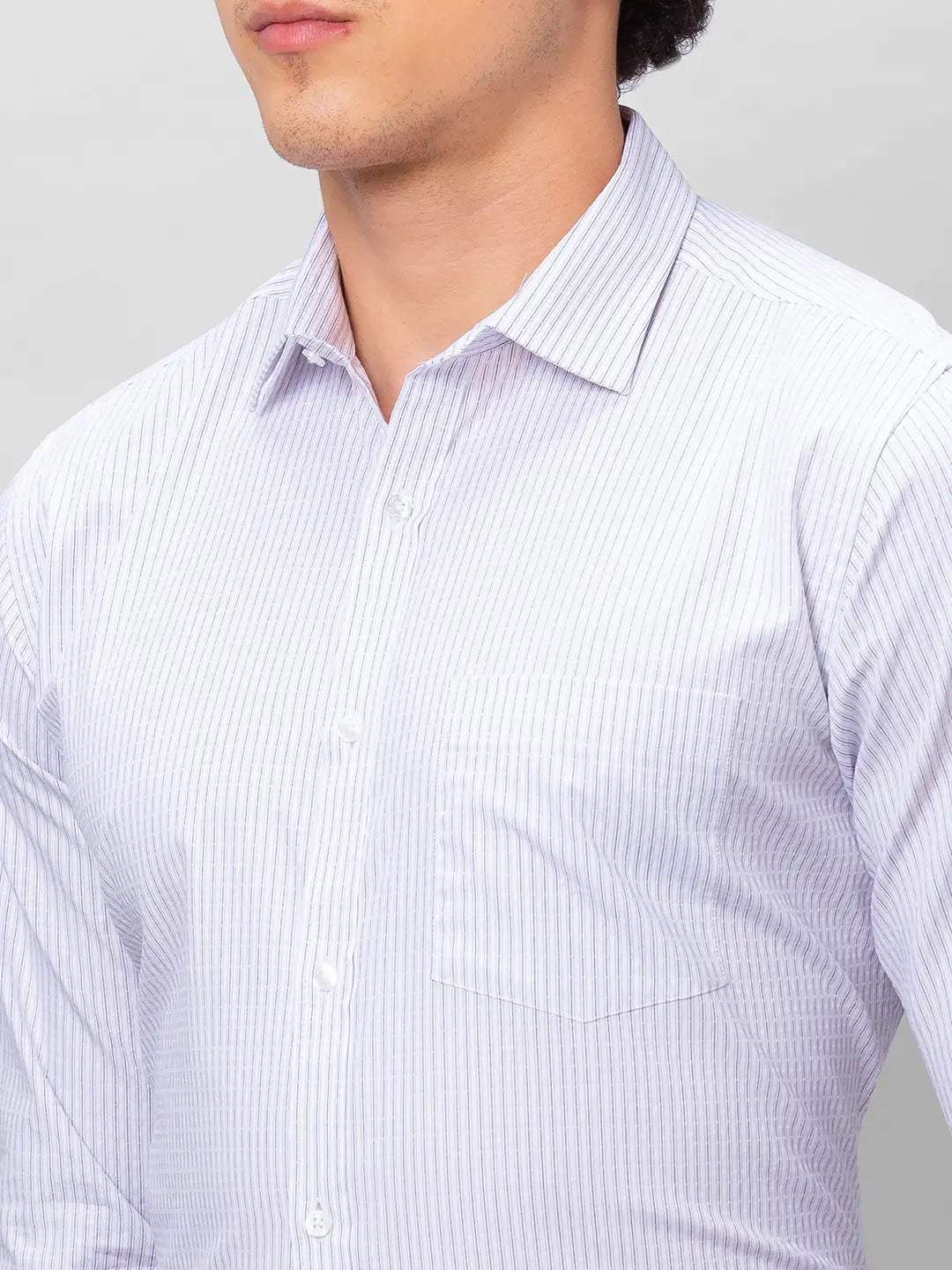 Park Avenue Men Blue Checks Slim Fit Cotton Shirts