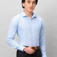 Park Avenue Men Blue Checks Slim Fit Cotton Shirts