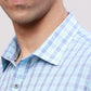 Park Avenue Men Blue Slim Fit Stripe Cotton Shirts