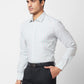 Park Avenue Men Blue Checks Slim Fit Cotton Shirt