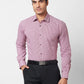Park Avenue Men Blue Stripe Slim Fit Cotton Shirt
