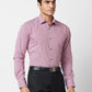 Park Avenue Men Blue Stripe Slim Fit Cotton Shirt