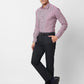 Park Avenue Men Blue Stripe Slim Fit Cotton Shirt