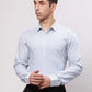 Park Avenue Men Blue Slim Fit Structure Cotton Shirts