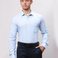 Park Avenue Men Blue Slim Fit Structure Cotton Shirts