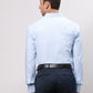 Park Avenue Men Blue Slim Fit Structure Cotton Shirts