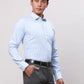 Park Avenue Men Blue Structure Slim Fit Cotton Shirts