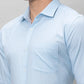 Park Avenue Men Red Structure Slim Fit Polyester Blend Shirts