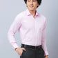 Park Avenue Men Blue Fil-A-Fil Slim Fit Polyester Blend Shirts