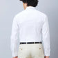 Park Avenue Men Blue Structure Slim Fit Cotton Blend Cutaway Collar Shirt