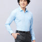 Park Avenue Men Red Fil-A-Fil Slim Fit Polyester Blend Shirts