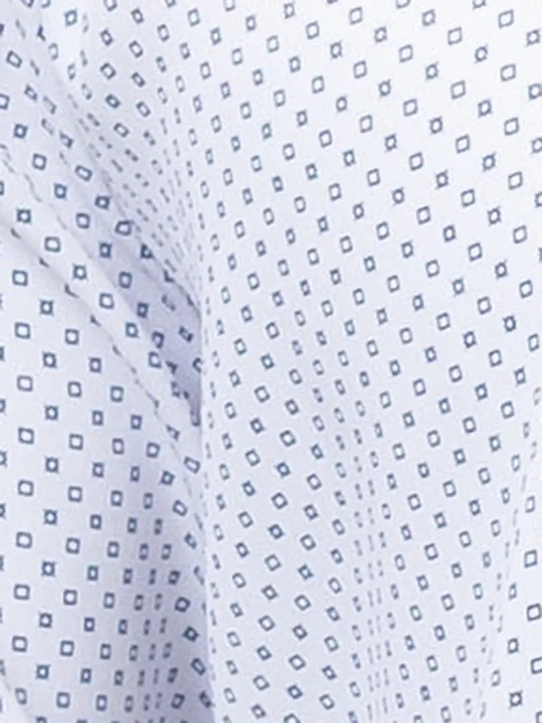 Park Avenue Men White Print Slim Fit Cotton Blend Shirts