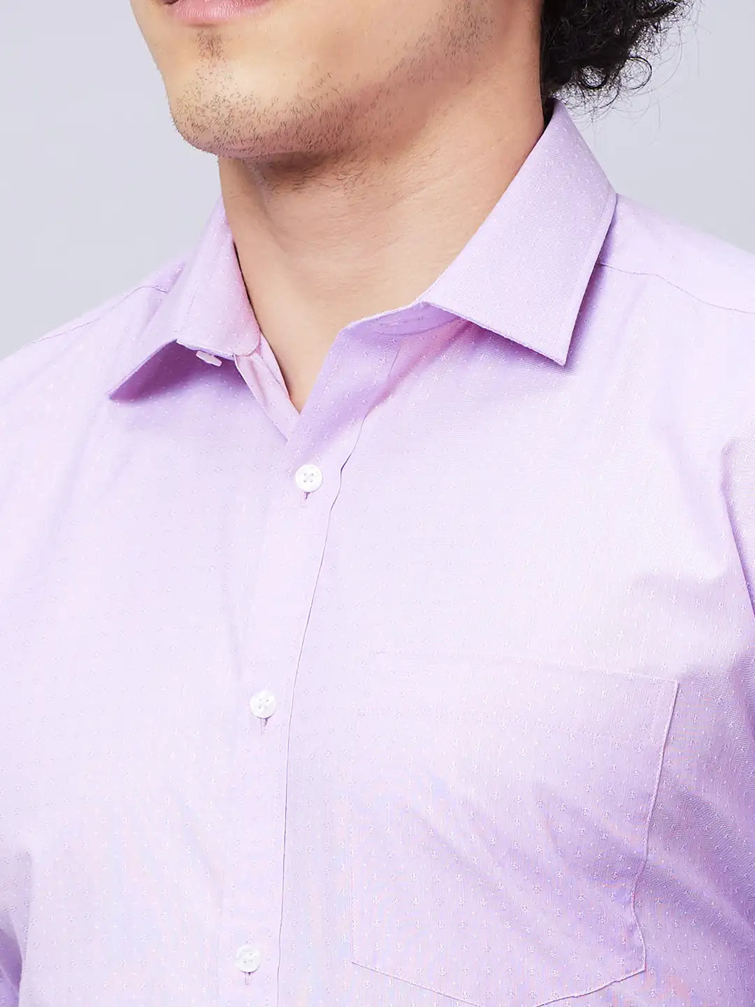 Park Avenue Men Fawn Checks Slim Fit Polyester Blend Shirts