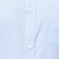 Park Avenue Men Blue Structure Slim Fit Polyester Blend Cutaway Collar Shirt