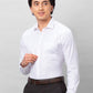 Park Avenue Men Red Checks Slim Fit Polyester Blend Shirts