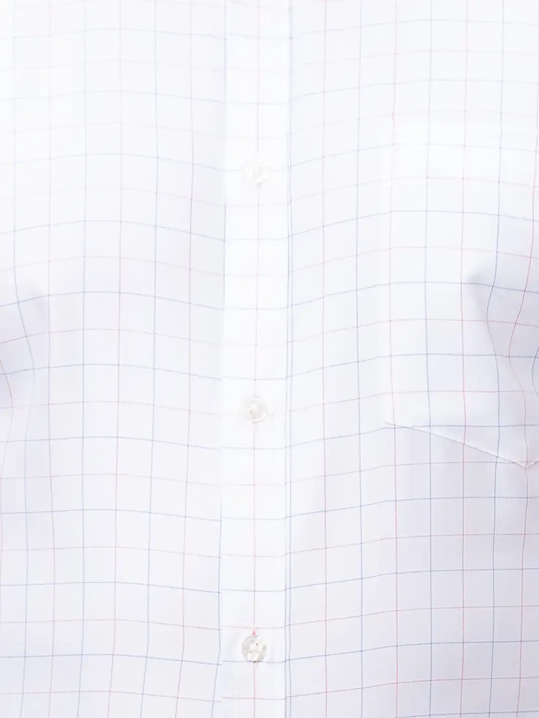 Park Avenue Men Red Checks Slim Fit Polyester Blend Shirts