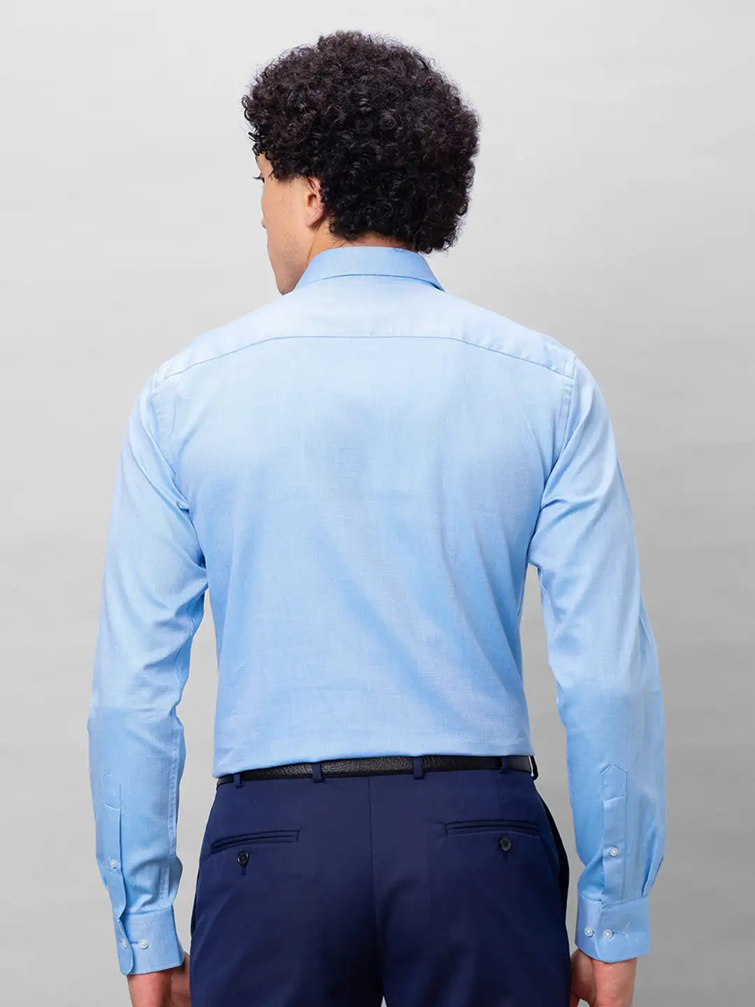 Park Avenue Men Red Structure Slim Fit Cotton Shirts