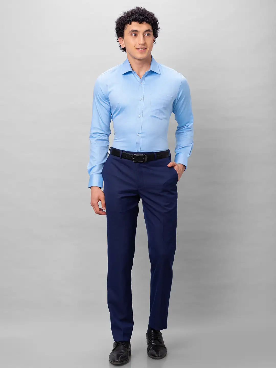 Park Avenue Men Red Structure Slim Fit Cotton Shirts