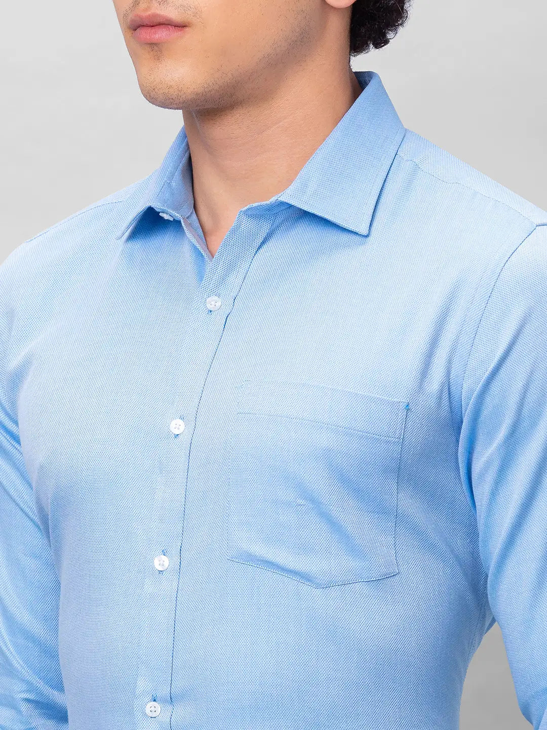 Park Avenue Men Red Structure Slim Fit Cotton Shirts
