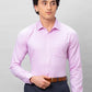 Park Avenue Men Grey Solid Slim Fit Cotton Blend Shirts