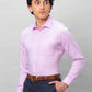 Park Avenue Men Grey Solid Slim Fit Cotton Blend Shirts