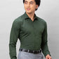 Park Avenue Men Red Solid Slim Fit Cotton Shirts