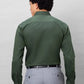 Park Avenue Men Red Solid Slim Fit Cotton Shirts