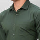Park Avenue Men Red Solid Slim Fit Cotton Shirts