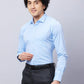 Park Avenue Men Yellow Checks Slim Fit Cotton Cutaway Collar Shirt