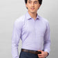 Park Avenue Men White Print Slim Fit Cotton Blend Shirts
