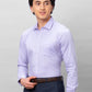 Park Avenue Men White Print Slim Fit Cotton Blend Shirts