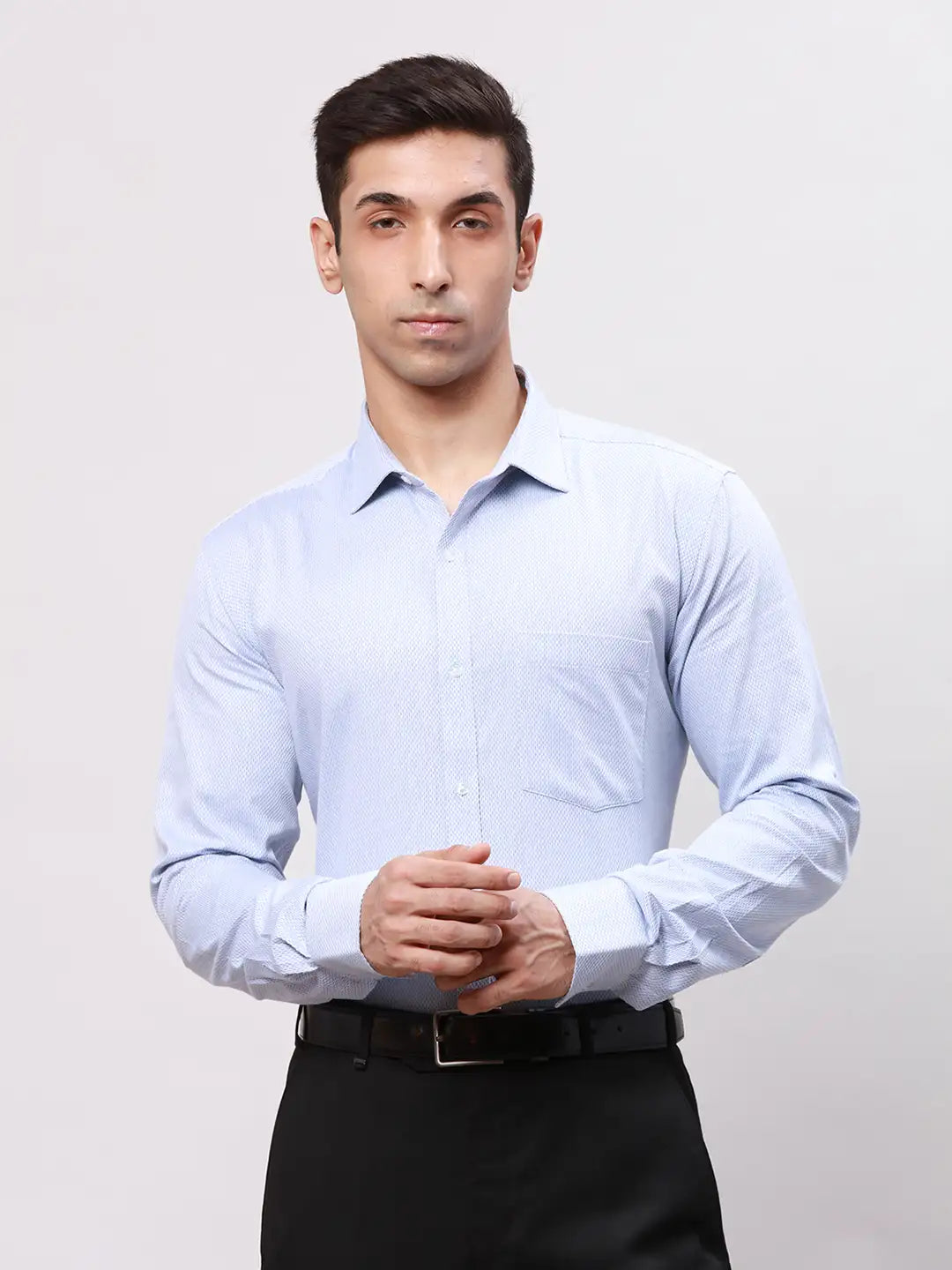 Park Avenue Men Fawn Slim Fit Structure Cotton Shirts