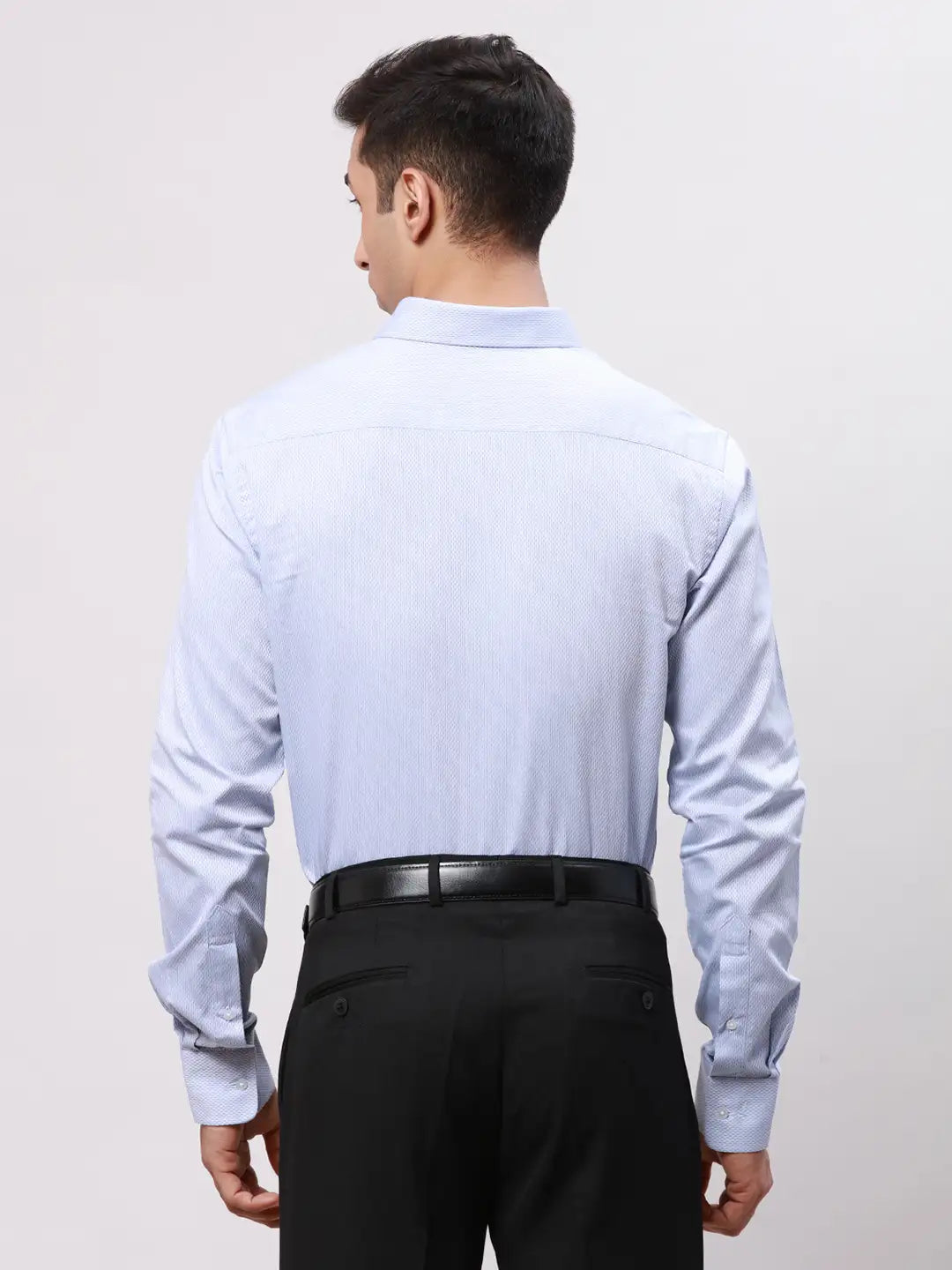 Park Avenue Men Fawn Slim Fit Structure Cotton Shirts