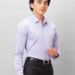 Park Avenue Men Red Structure Slim Fit Cotton Shirts