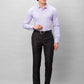 Park Avenue Men Red Structure Slim Fit Cotton Shirts