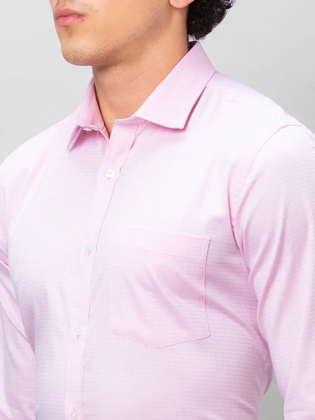 Park Avenue Men Blue Structure Slim Fit Cotton Shirts