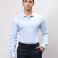 Park Avenue Men Green Slim Fit Self Design Cotton Full Sleeve Cut Away Shirt